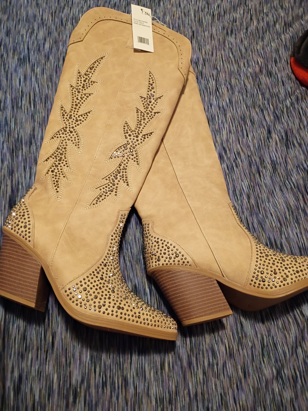 Women's Rhinestone Western Boot✨ - Picture 7 of 10